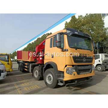 8x4 Sinotruk Howo 16 toneladas de remolque de plataforma plana